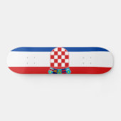 Skateboard Drapeau de Croatie (Horz)
