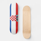 Skateboard Drapeau de Croatie (Recto)