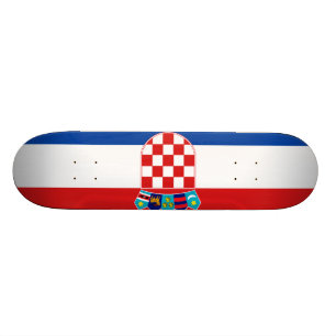 Skateboard Drapeau de Croatie