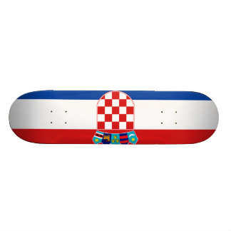Skateboard Drapeau de Croatie