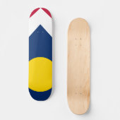 Skateboard Drapeau de Denver, Colorado, USA (Recto)