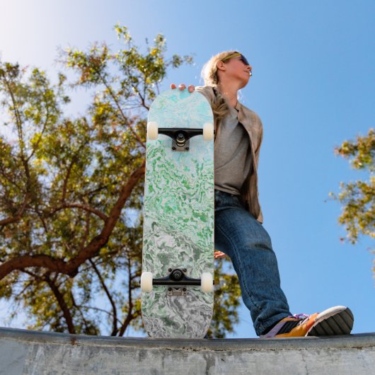 Skateboard Drapeau de fierté Autoromantique Trippy Boho Groov (Extérieur 1)