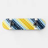 Skateboard Drapeau de fierté BoHo Groovy Géométrique Abstrait (Horz)
