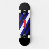Skateboard Drapeau de fierté de jeu de chiots de SlipperyJoe (Recto)