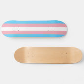 Skateboard Drapeau de fierté de transsexuel (Horz)