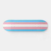 Skateboard Drapeau de fierté de transsexuel (Horz)