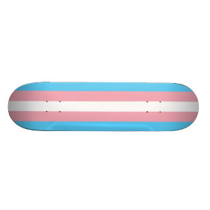 Skateboard Drapeau de fierté de transsexuel