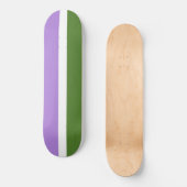 Skateboard Drapeau de fierté genderqueer de SlipperyJoe lavan (Recto)