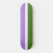 Skateboard Drapeau de fierté genderqueer de SlipperyJoe lavan (Recto)