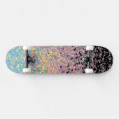 Skateboard Drapeau de fierté polygender pixelisé funky tripan (Horz)
