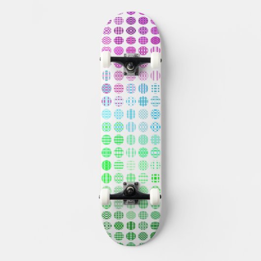 Skateboard Drapeau de fierté Toric abstrait boho éclectique G (Recto)