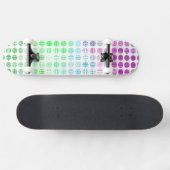 Skateboard Drapeau de fierté Toric abstrait boho éclectique G (Horz)