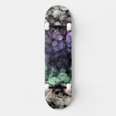 Skateboard Drapeau de fierté Uingender Boho Groovy Bulles Écl (Recto)