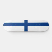Skateboard Drapeau de Finlande (Horz)
