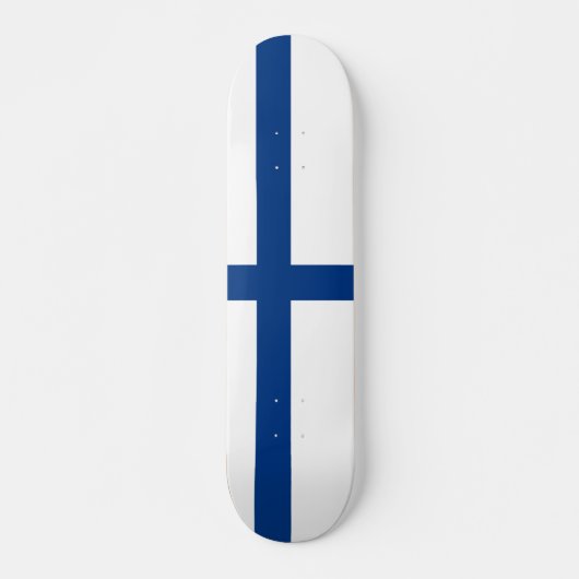 Skateboard Drapeau de Finlande (Devant)