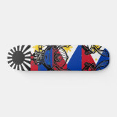 Skateboard drapeau de flilipino (Horz)