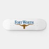 Skateboard Drapeau de Fort Worth (Texas) (Horz)