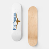 Skateboard Drapeau de Fort Worth (Texas) (Recto)