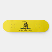 Skateboard Drapeau de gadsden (Ne pas me filer) (Drapeau de s (Horz)