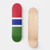 Skateboard Drapeau de Gambie (Recto)