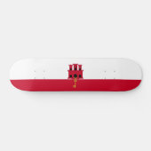Skateboard Drapeau de Gibraltar (Horz)