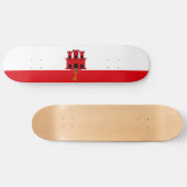 Skateboard Drapeau de Gibraltar (Horz)
