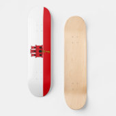 Skateboard Drapeau de Gibraltar (Recto)