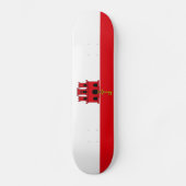 Skateboard Drapeau de Gibraltar (Recto)