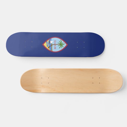 Skateboard Drapeau de Guam (Horz)