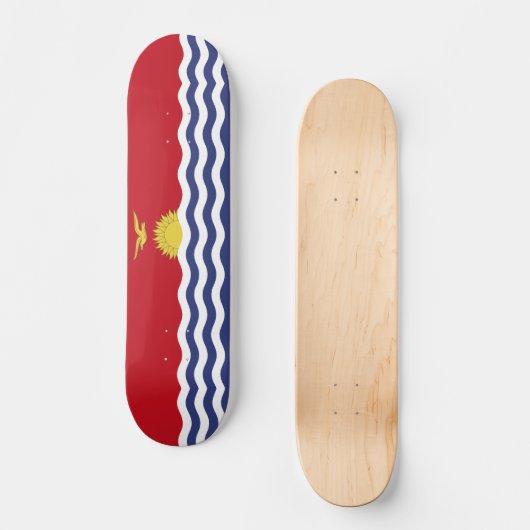 Skateboard Drapeau de Kiribati (Recto)