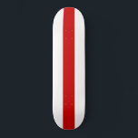 Skateboard Drapeau de la Biélorussie (Rouge et Blanc)<br><div class="desc">Ce design présente un drapeau historique de la Biélorussie, qui a été utilisé à l'origine par la République démocratique biélorusse en 1918, avant que la Biélorussie ne devienne une république soviétique, et à nouveau après avoir retrouvé son indépendance en 1991 jusqu'au référendum de 1995. Les groupes d'opposition en Biélorussie ont...</div>