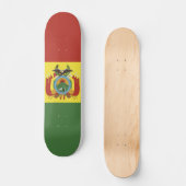 Skateboard Drapeau de la Bolivie (Recto)