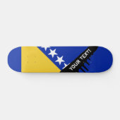 Skateboard Drapeau de la Bosnie (Horz)