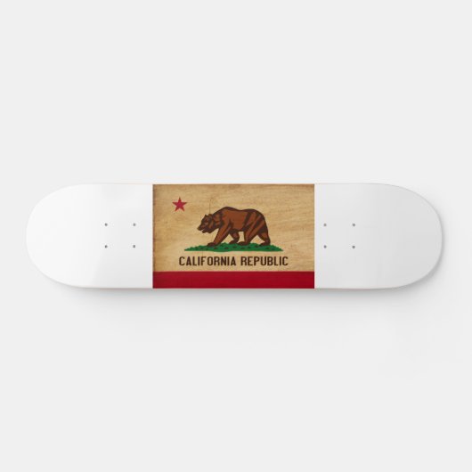 Skateboard Drapeau de la Californie (Horz)