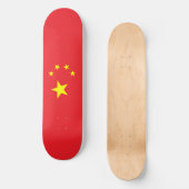 Skateboard Drapeau de la Chine (Recto)