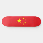 Skateboard Drapeau de la Chine (Horz)