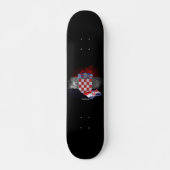 Skateboard Drapeau de la Croatie (Devant)