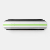 Skateboard Drapeau de la fierté agender - Identité agender LG (Horz)