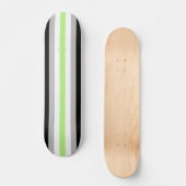 Skateboard Drapeau de la fierté agender - Identité agender LG (Recto)