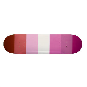 Skateboard Drapeau de la fierté lesbienne