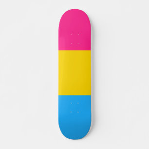 Skateboard Drapeau de la fierté Pansexual