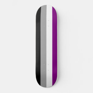 Skateboard Drapeau de la fierté sexuelle (As) (Asexuality)