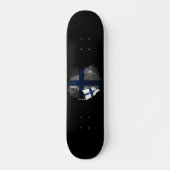 Skateboard Drapeau de la Finlande (Devant)