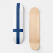 Skateboard Drapeau de la Finlande (Recto)