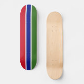 Skateboard Drapeau de la Gambie (Recto)
