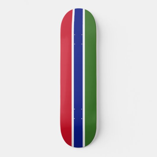 Skateboard Drapeau de la Gambie (Recto)