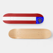 Skateboard Drapeau de la Géorgie (Horz)