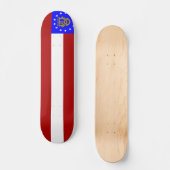 Skateboard Drapeau de la Géorgie (Recto)