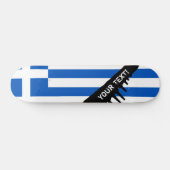 Skateboard Drapeau de la Grèce (Horz)