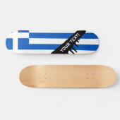 Skateboard Drapeau de la Grèce (Horz)